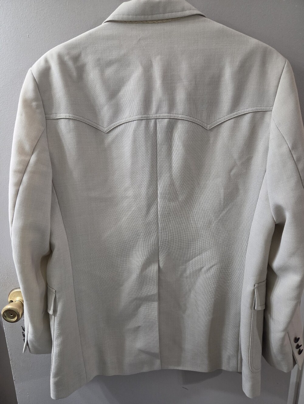 Pendleton Vgt. Light Taupe Men's Western Sport Coat Blazer. Wool Blend - Sz 42 - Picture 3 of 9